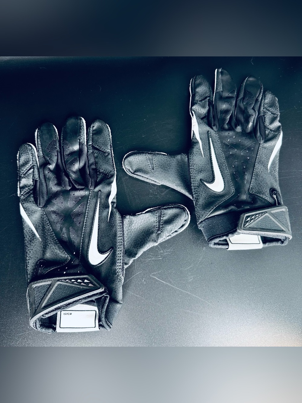 Nike Black and White Athletic Baseball Gloves